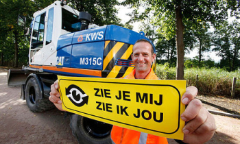 Zie je mij zie ik jou sticker